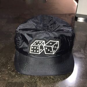 Black Dice logo Supreme hat